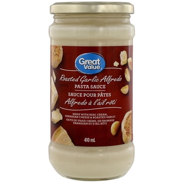 Great Value Roasted Garlic Alfredo Pasta Sauce
