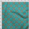 thumbnail image 3 of oneOone Georgette Viscose Fabric Floral Block Fabric Prints By Yard 42 Inch Wide, 3 of 4