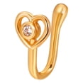 thumbnail image 1 of Clip On Nose Rings For Women Non-Pierced Nose Hoop Ring Adjust Nose Cuff, 1 of 9