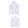 thumbnail image 2 of EGNMCR T-Shirt à Enfiler pour Homme, T-Shirt de Base, Mode Hiver, Décontracté, Couleur Unie, Col Roulé Extensible, Chandails, Blouse, Hauts, Chaud, Manches Longues, T-Shirt, 2 of 5