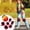 Red, variant on Mefallenssiah 7Pcs Set Children Kids Helmet Knee Elbow Pad Cycling Skate Bike Protecs