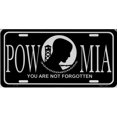 thumbnail image 1 of POW MIA Plaque d'Immatriculation en Métal "Vousn'tes Pas Oublié", 1 of 1