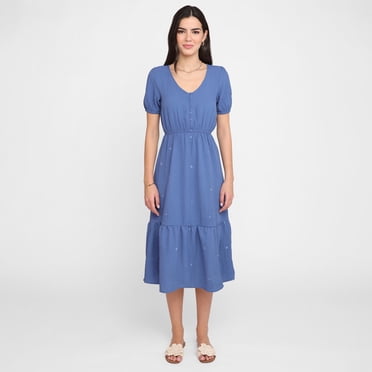 Devoted Women'S, Embroidered Dress, Sizes Xs-Xl