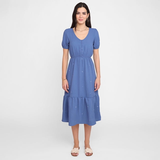 Devoted Robe brodée pour femme, tailles TP à TG