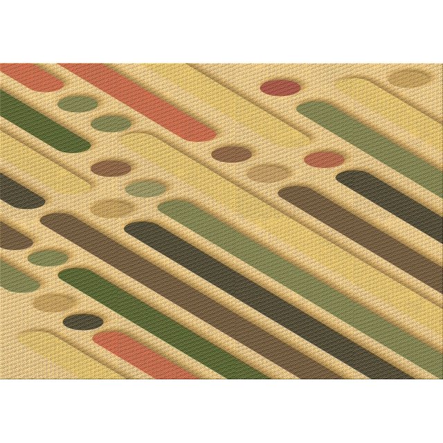 Ahgly Company Tapis d'Intérieur Rectangulaire de Style Transitionnel, Lavable à la Machine, Brun Doré Jaune, 5 Pieds x 7 Pieds