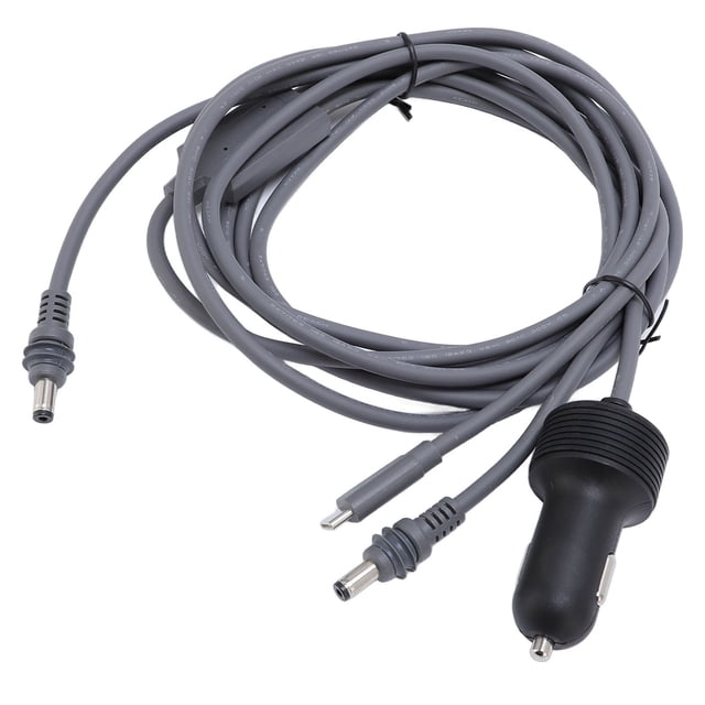 3 in 1 USB C / Car Charger / DC to DC Replacement Cable for Mini, 18AWG DC Power Supply 12V-24V Car Charger Supply Cord Adapter Plug for Car RV Truck