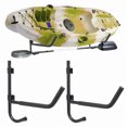 thumbnail image 3 of Ruiboury Kayak Rack Foldable Wall Mounted Paddle Canoe Storage Holder Hanger Outdoor Water Sports Organizing Bracket, 3 of 7