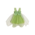 thumbnail image 1 of Faithtur Robe pour Tout-Petits Enfants Filles Papillon Broderie à Étages Tulle Sans Manches Robe Camisole Été Vêtements Décontractés Robe Princesse, 1 of 9