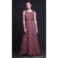 thumbnail image 3 of Bimba Robe Longue Maxi à Imprimé Floral pour Femmes, Tenue de Villégiature, Robe de Soirée - Moyen, 3 of 5