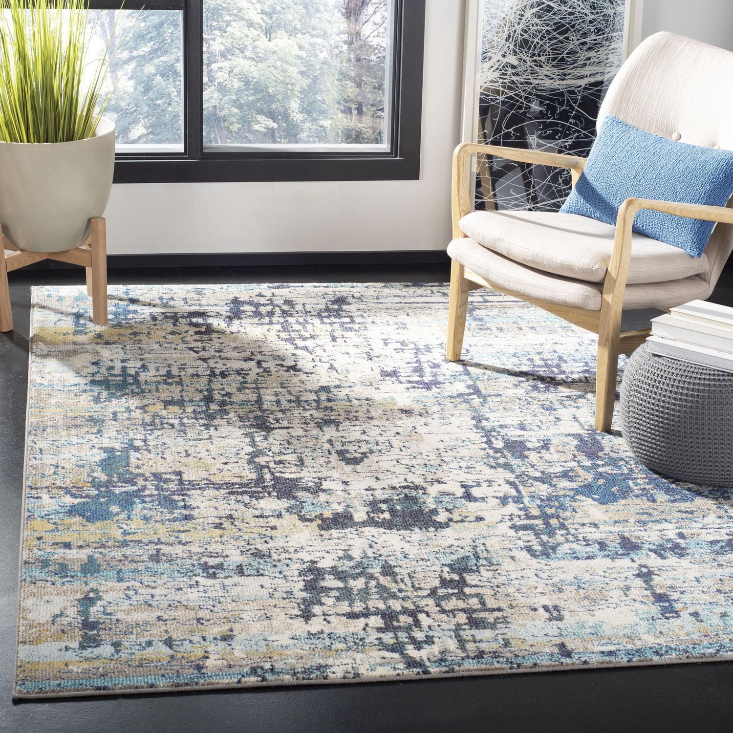 SAFAVIEH Madison Roswell Tapis Vintage Abstrait