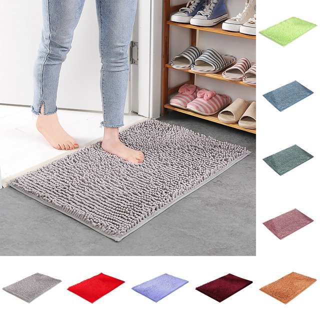 Tapis de Porte pour Chien en Microfibre Absorbante Antidérapant Lavable Tapis pour Animal Tapis d'Entrée Lavable à la Machine Tapis Intérieur Extérieur