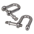 thumbnail image 2 of Stainless Steel Lifting Towing Bow Dee D Link Rigging Shackles Marine 5mm - 10mm, 2 of 3