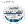 thumbnail image 2 of Uxcell 109Yard 10Lb Fluorocarbon Coated Monofilament Nylon Fishing Line Sea Blue, 2 of 7