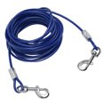 thumbnail image 1 of Double Head Bite  Outdoor Camping Leash, Premium Steel Wire, Large Range Motion, Suitable For Small, Medium, Large Dogs, Made Of Steel Wire, PVC, Ideal For, 1 of 8