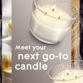 thumbnail image 2 of Glade Candle Sheer Vanilla Embrace, Fragrance Candle Infused with Essential Oils, Air Freshener Candle, 3-Wick Candle, 6.8 Oz, 2 of 8