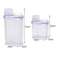 thumbnail image 4 of Rice Containers Airtight Large Capacity Plastic Clear Measuring Cup Rice Storage Bin for Kitchen, 4 of 11