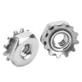thumbnail image 4 of Toothed Nut,100Pcs Toothed Nut Steel Industrial Robot Parts Nut Top-Notch Performance, 4 of 9