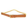 thumbnail image 3 of Giani Bernini Metal Link Belt, Cognac, X-Large, 3 of 4