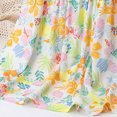 thumbnail image 5 of LOVZFMLL Jupe Princesse à Nœud pour Filles, Été, Manches Courtes, Volants, Dentelle, Col Rond, Broderie, en Maille, 5 of 5
