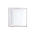 thumbnail image 2 of American Imaginations 16-in. W CUPC Square Bathroom Undermount Sink Set In White - White Hardware - Overflow Drain Incl. AI-31808, 2 of 7