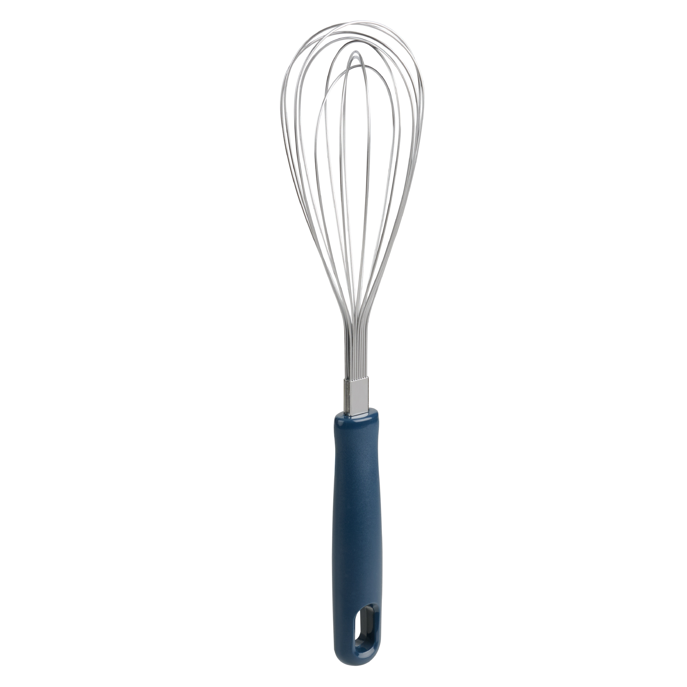 Fouet ballon Mainstays en acier inoxydable 29 cm, 14 fils, Ustensile de cuisine, Marine