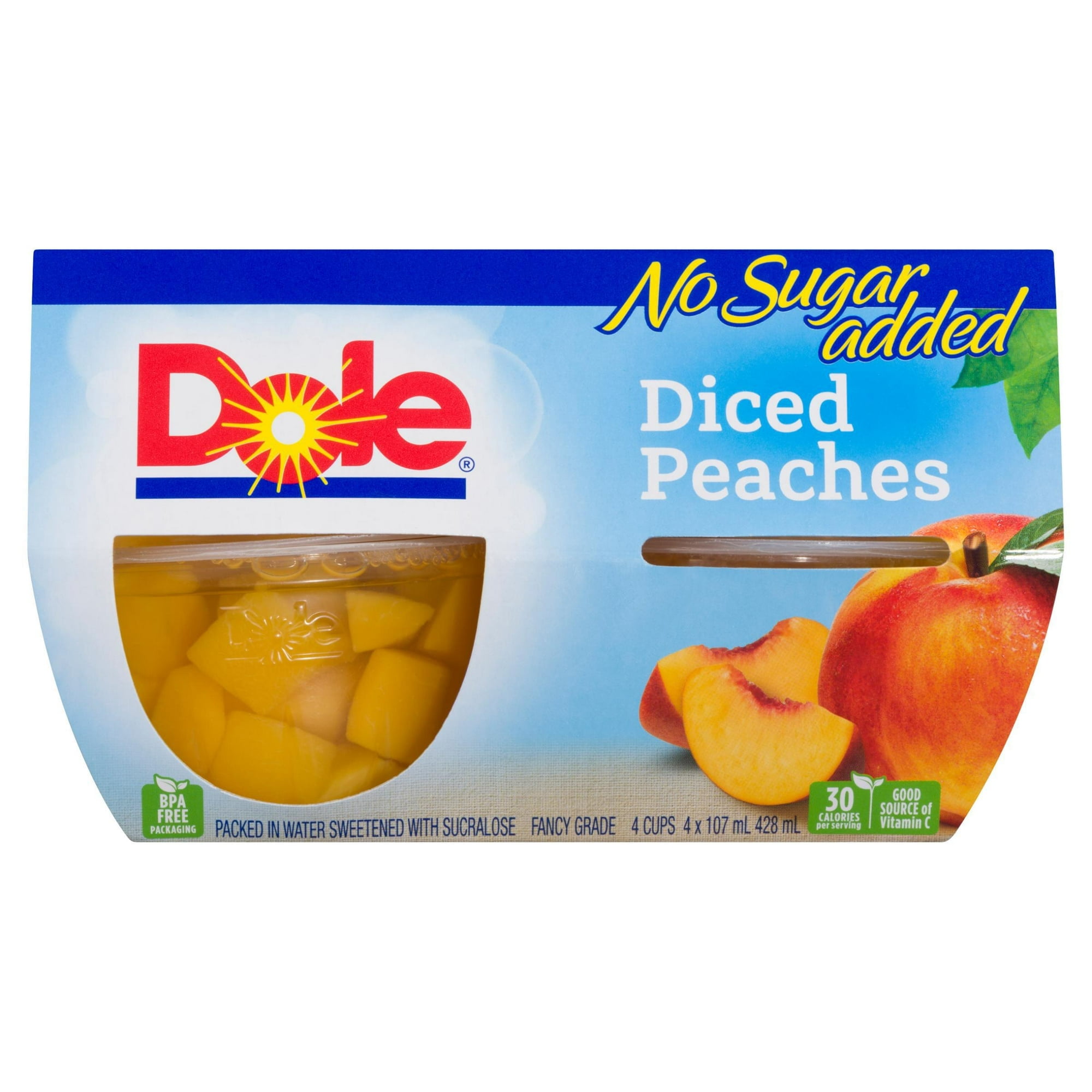 Dole Diced Peaches in Water