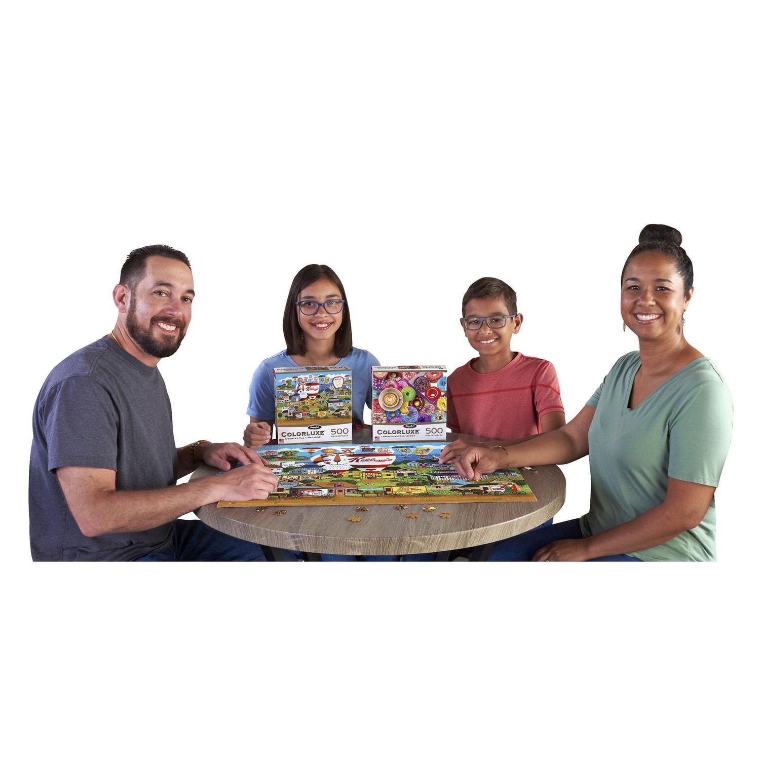 RoseArt - Colorluxe 500 pièces - Célébration de la montgolfière - Puzzle emboîtable pour adulte