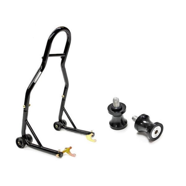 Venom Support de Levage Arrière pour Moto - avec Bobines Compatible avec Yamaha R6 YZF-R6 2006-2011