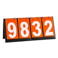 thumbnail image 2 of Portable Scoreboard, EDHITNR Waterproof Leather Mounted Flip Scoreboard, PU Card Race Scoreboard with Metal Coil for Basketball Badminton Table Tennis, 2 of 6