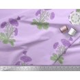thumbnail image 3 of Soimoi Rayon Crepe Fabric Leaves & Floral Block Printed Craft Fabric by The Yard 46 Inch Wide, 3 of 3