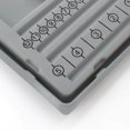 thumbnail image 3 of Colliers Floqués Design Bracelet Planche de Perlage Plateau à Bijoux Design Mini Gris Floqué Outil Style 04, 3 of 6