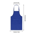 thumbnail image 3 of TopLLC Aprons For Women With Pockets Mens Apron Chef Apron Cleaning Experiments Long Life Kitchen Apron For Men the Apron, 3 of 6