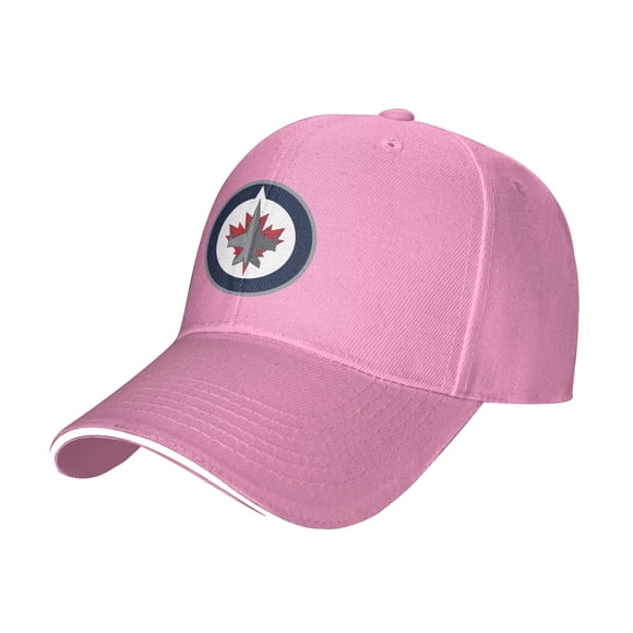 Jets de Winnipeg Casquette à Écailles avec Emblème, Casquette de Baseball Ajustable, Casquettes de Papa, Casquette de Camionneur Mode pour Hommes et Femmes