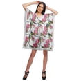 thumbnail image 2 of Moomaya Robe Courte de Caftan de Plage, Robe de Couverture Imprimée, Kaftan pour Femmes, Tenue de Plage, Couverture, 2 of 4