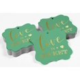 thumbnail image 4 of Inkdotpot Real Gold Foil Bracket Shape Paper Hang Tags Love Is Sweet Wedding Favor Tags Pack Of 100, 4 of 6