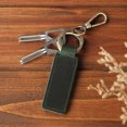 thumbnail image 4 of Leather Retro Cowhide Keychain Metal Lobster Clasp Pendant Fashion Personalized Anti-lost Car Keyring Keyholder wholesale, 4 of 4