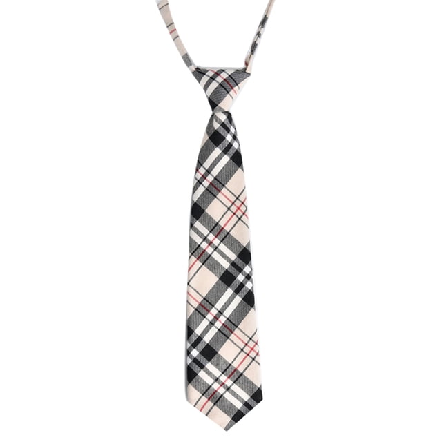 Uniform Tie Fashion All-match Checked Formal Necktie Skinny Tie Pre-tied Necktie