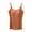 Coffee, variant on lcziwo Women Tank Top with Built in Bra Adjustable Spaghetti Strap Camisole Base Layer Cami Undershirt Casual Workout Yoga Tops on Sale White M