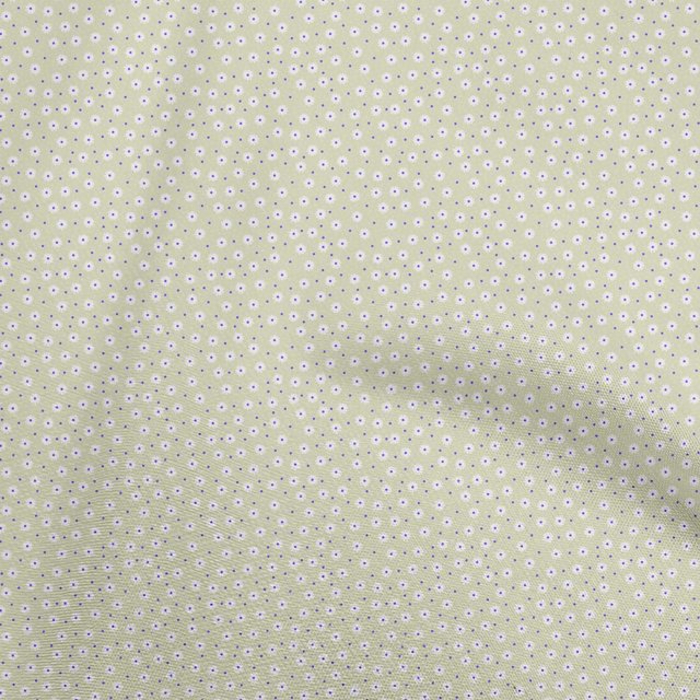 oneOone Cotton Poplin Twill Greenish Beige Fabric Floral Sewing Craft Projects Fabric Prints By Yard 56 Inch Wide
