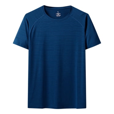 Ketyyh-chn99 Chandail de Dessous Homme Polos pour Hommes 2024 Chemise d'Été Grande Taille Manches Courtes T-Shirts Décontractés de Plage Bleu Clair,2TG