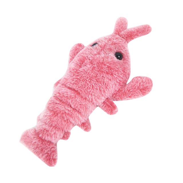 Binwennn Rocking Lobster Pet Chewing Toy Modeling USB Charging Interactive Pet Toy Cat Enrichment Squeaky for Large Dogs Pug Cute Cat for Real Automatic Dog for Boom Dog Food Rolling Puppy Cat Clothes