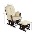 thumbnail image 2 of Patiojoy Nursery Glider and Ottoman, Adult Rocking Chair with Storage Pocket for Bedroom and Living Room, Beige, 2 of 6