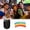 Black, variant on Face Paint Pen | 6 Color Skin Safe Body Art Marker for Sporting Events & Parties | Reusable Water-Based Face Painting Pen for Kids Adults