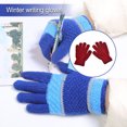 thumbnail image 3 of 1 Pair Kids Gloves Exquisite Keeping-warm Children Gloves Practical Simple Clothes Accessory with Solid Color for Winter Wear Wine red, 3 of 6