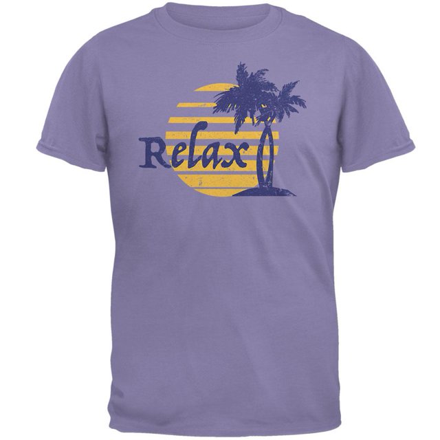 T-shirt pour Homme Été Soleil Relax Palmier