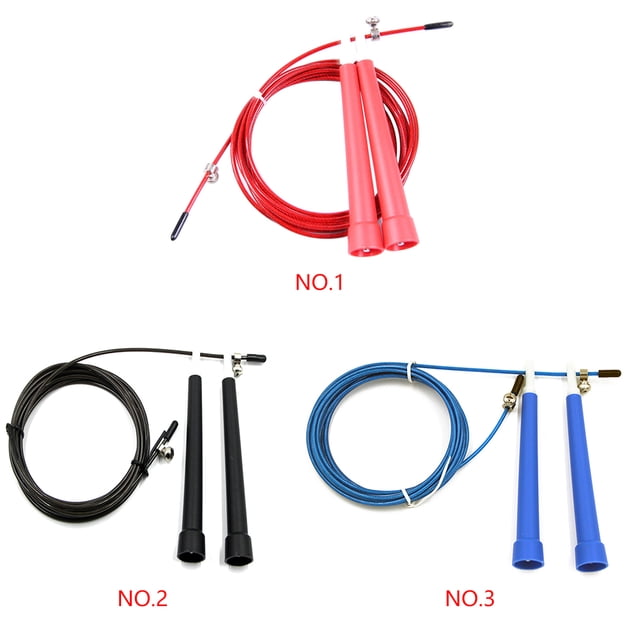 VONKY Women Men Fitness Jumping Rope Steel Wire 3 Meter Adjustable Skipping Rope Sports Training Tools