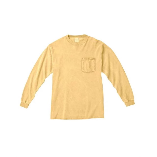 Comfort Colors T-Shirt à Manches Longues pour Adulte avec Poche