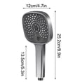thumbnail image 3 of Rbaofujie Shower Head Shower Showerhead- Pressurized Showerhead-Shower Faucet with Large Output-Sailor Style Handheld Household Shower Showerhead Rainfall Shower Head, 3 of 8