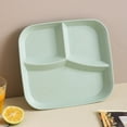 thumbnail image 2 of Divided Plates For Adults 10 Inch Plastic Reusable Dinner Plate With 3 Sections For Portion Control Picnic Camping And Family Meals, 2 of 6