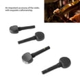 thumbnail image 4 of 4Pcs Violin Tuning Peg, Portable Fine Appearance Wood Violin Peg Replacement Black, 4 of 8